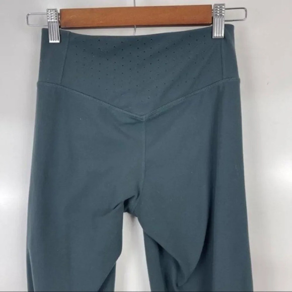 Nike Dri-Fit Power Legendary Mid Rise Training Leggings Dark Green Women's XS - Picture 3 of 9